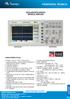OSCILOSCÓPIO DIGITAL MODELO: MVB DSO