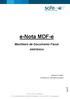 e-nota MDF-e Manifesto de Documento Fiscal eletrônico