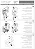 Instalar a pilete Instalar a torneira Fixar o autoclismo à sanita. Install the flush valve support Install the float valve Fix the cistern to the pan