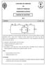 CONCURSO DE ADMISSÃO ENGENHARIA ELÉTRICA CADERNO DE QUESTÕES