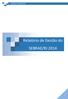 Relatório de Gestão 2014. Relatório de Gestão do SEBRAE/RJ 2014