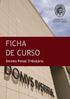 FICHA DE CURSO. Direito Penal Tributário