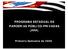 PROGRAMA ESTADUAL DE PARCERIAS PÚBLICO-PRIVADAS PRIVADAS (PPP) Primeiro Semestre de 2006