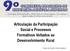 Articulação da Participação Social e Processos Formativos Voltados ao Desenvolvimento Rural