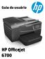 Guia do usuário HP Oﬃcejet 6700