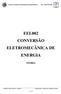 EEL002 CONVERSÃO ELETROMECÂNICA DE ENERGIA