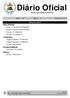 Diário Oficial. Índice do diário Atos Oficiais. Licitações. Contas Públicas. Outros. Prefeitura Municipal de Petrolina