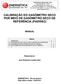 CALIBRAÇÃO DO GASÔMETRO SECO POR MEIO DE GASÔMETRO SECO DE REFERÊNCIA (PADRÃO)