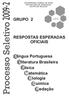 FG PS/2009-2 R espostas Esperadas LÍNGUA PORTUGUESA QUESTÃO 1 (5,0 pontos) Critério de correção: QUESTÃO 2 (5,0 pontos) Critério de correção: