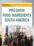 PRÉ-SHOW FOOD INGREDIENTS SOUTH AMERICA