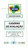 CARAVANA BRASIL CADERNO DE AVALIAÇÃO