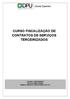 CURSO FISCALIZAÇÃO DE CONTRATOS DE SERVIÇOS TERCEIRIZADOS