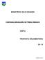 MINISTÉRIO DAS CIDADES COMPANHIA BRASILEIRA DE TRENS URBANOS CBTU PROPOSTA ORÇAMENTÁRIA JUNHO /2012