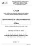 LTCAT LAUDO TÉCNICO DAS CONDIÇÕES AMBIENTAIS DE TRABALHO AVALIAÇÃO DE INSALUBRIDADE E DE PERICULOSIDADE DEPARTAMENTO DE CIÊNCIAS AMBIENTAIS.