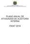 PLANO ANUAL DE ATIVIDADES DE AUDITORIA INTERNA