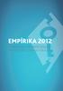 EMPÍRIKA 2012 CONDIÇÕES DE PARTICIPAÇÃO INSTITUIÇÕES E CENTROS PÚBLICOS