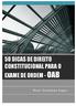 50 DICAS DE DIREITO CONSTITUCIONAL PARA O EXAME DE ORDEM - OAB