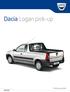 Dacia Logan pick-up. Think big, pay little