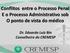 Conflitos entre o Processo Penal E o Processo Administrativo sob O ponto de vista do médico. Dr. Eduardo Luiz Bin Conselheiro do CREMESP