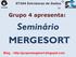 ST364 Estruturas de Dados Grupo 4 apresenta: Seminário MERGESORT Blog - http://grupomergesort.blogspot.com