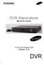 DVR Stand-alone Manual do Usuário. 16 CH H.264 Network DVR Modelo 7216 DVR