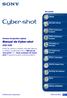 Manual da Cyber-shot DSC-H50. Índice. Índice remissivo VCLIQUE!