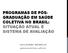 PROGRAMAS DE PÓS- GRADUAÇÃO EM SAÚDE COLETIVA NO BRASIL: SITUAÇÃO ATUAL E SISTEMA DE AVALIAÇÃO. GUILHERME WERNECK gwerneck@iesc.ufrj.