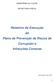Relatório de Execução do Plano de Prevenção de Riscos de Corrupção e Infracções Conexas