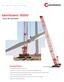 Guia do produto. Características. Lança de serviço pesado de 96 m (315 ft) Jib oscilante de 138 m (453 ft) sobre a lança de serviço pesado