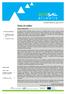 Nota do editor. FIM e PRINCÍPIO. Newsletter edição final, Agosto de 2013. Pontos de interesse: Nesta edição