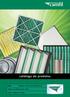 catálogo de produtos Produtos e Serviços para Filtragem de Ar Soluções em Filtragem de Ar - Brasil Camfil - soluções em ar limpo
