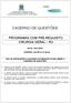 CADERNO DE QUESTÕES PROGRAMAS COM PRÉ-REQUISITO CIRURGIA GERAL R3 DATA: 10/01/2016. HORÁRIO: das 08 às 10 horas