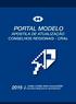 PORTAL MODELO. APOSTILA DE ATUALIZAÇÃO CONSELHOS REGIONAIS - CRAs. PASSO A PASSO PARA ATUALIZAÇÕES Conselhos Regionais de Administração