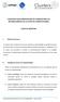 CONCURSO PARA APRESENTAÇÃO DE CANDIDATURAS AO RECONHECIMENTO DE CLUSTERS DE COMPETITIVIDADE AVISO DE ABERTURA