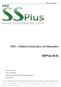 SSPlus (8.0) REA Relatório Explicativo de Alterações. REA SSPlus 8.0 1