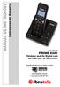 MANUAL DE INSTRUÇÕES CERTIFICADO DE GARANTIA. Telefone sem fio Digital com Identificador de Chamadas MODELO PRIME 8001