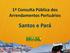 1ª Consulta Pública dos Arrendamentos Portuários. Santos e Pará