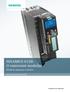 SINAMICS G120: O conversor modular. Eficiência, segurança e robustez. siemens.com/sinamics-g120. Answers for industry.