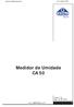 Medidor de Umidade CA 50