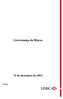 Governança de Riscos. 31 de dezembro de 2012 PUBLIC