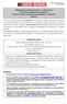 COMUNICADO DE PROCESSO SELETIVO Nº 000353-2013-A INSTRUTOR DE FORMAÇÃO PROFISSIONAL III ÁREA DE ATUAÇÃO: TECNOLOGIA DA INFORMAÇÃO / HARDWARE SENAI-SP