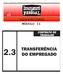 MÓDULO II CONTRATO DE TRABALHO TRANSFERÊNCIA DO EMPREGADO 2.3