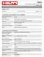 FICHA DE INFORMAÇÕES DE SEGURANÇA DE PRODUTO QUÍMICO. Revisão: 02 Data: 18/05/2012 Página: 1 /11