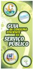 GUIA. de CONSUMO EFICIENTE no SERVIÇO PÚBLICO