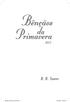 Bênçãos da Primavera 2012.indd 1 03/10/2012 16:40:07