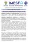 Instituto Municipal de Estratégia de Saúde da Família JUSTIFICATIVAS PARA MANUTENÇÃO OU ALTERAÇÃO DE NOTAS PRELIMINARES DA PROVA DE TÍTULOS