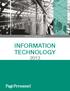 EStUDo DE remuneração information technology 2013