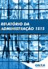 1S15. 1 Relatório da Administração CAIXA - 1S15