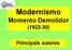 Modernismo Momento Demolidor (1922-30) Principais autores