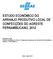 ESTUDO ECONÔMICO DO ARRANJO PRODUTIVO LOCAL DE CONFECÇÕES DO AGRESTE PERNAMBUCANO, 2012